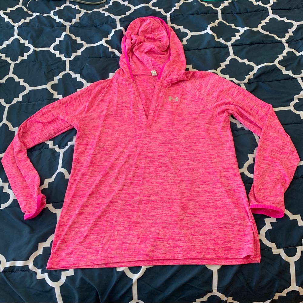 Pink Under Armour Hoodie